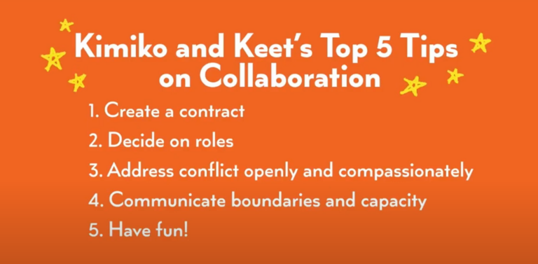 Read more about the article Kimiko and Keet’s 5 Tips for Collaboration!