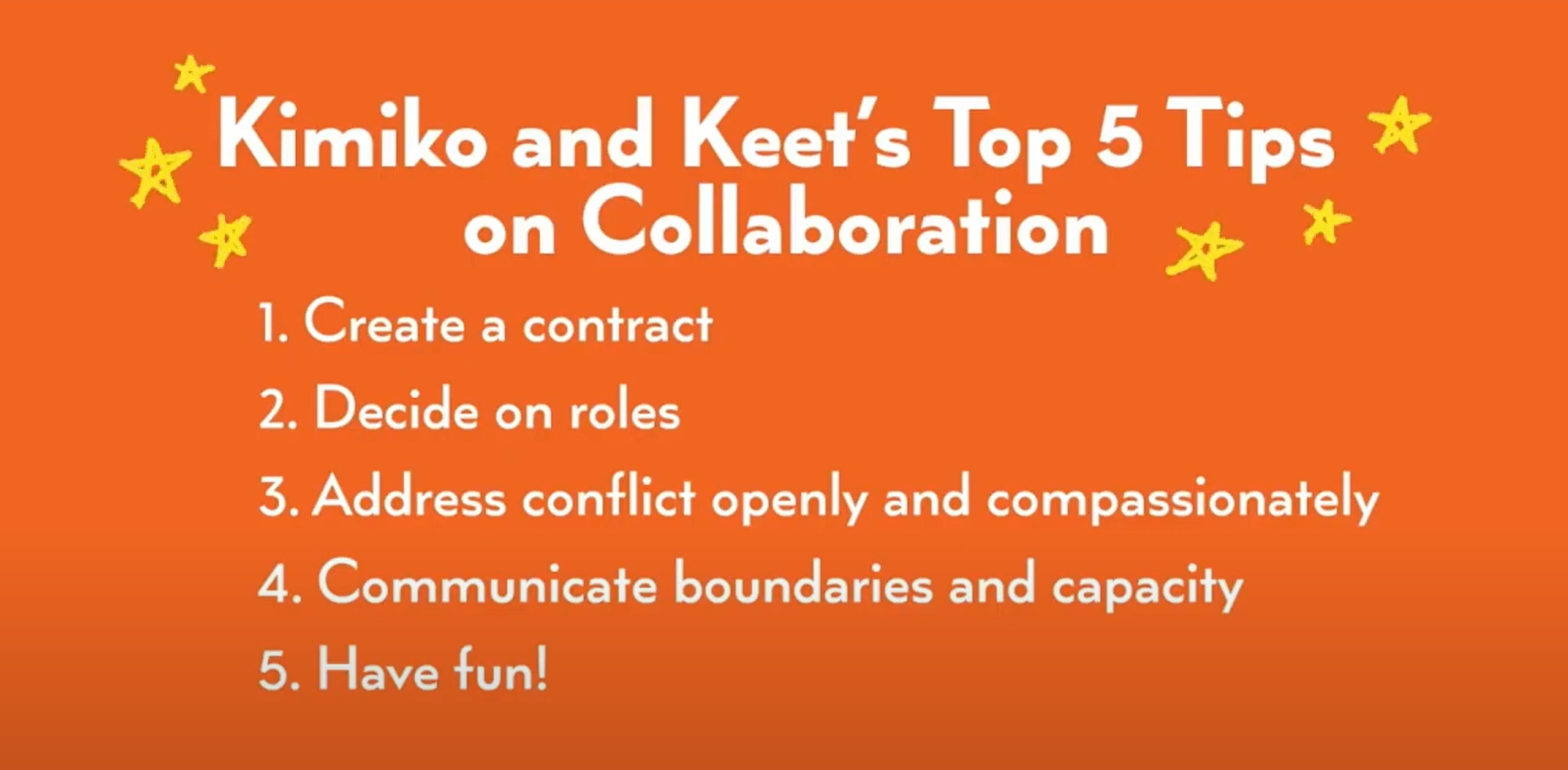 You are currently viewing Kimiko and Keet’s 5 Tips for Collaboration!