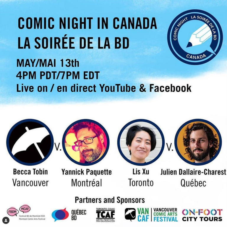 Read more about the article Comic Night In Canada / La soirée de la BD – All Rounds!