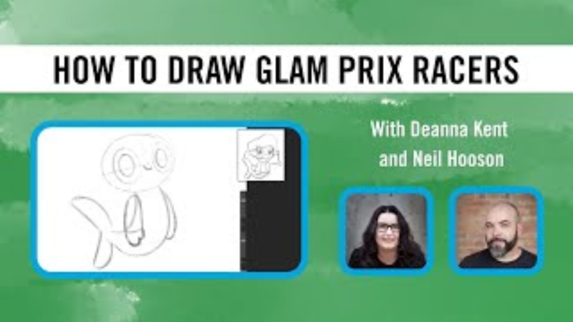 How to Draw Glam Prix Racers