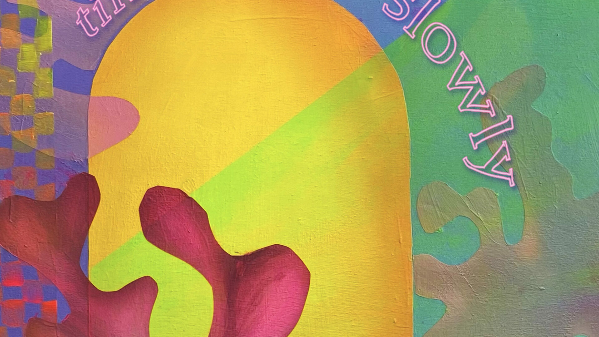 Kirsten Hatfield: “Time moves slowly as I lay still” exhibit at The Roundhouse Window Gallery